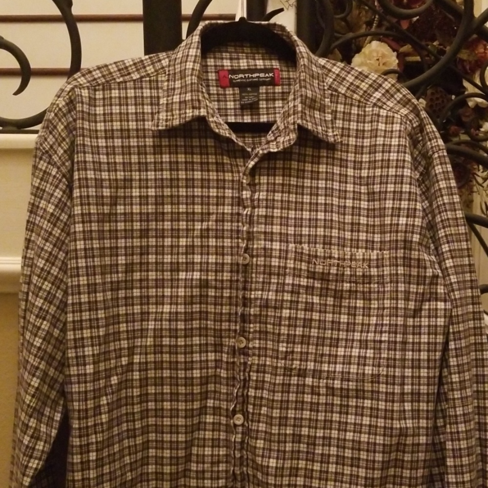 Northpeak Casual Button Down Long Sleeve Shirt